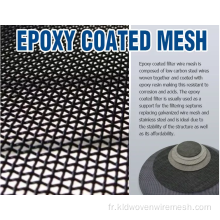 Mesh de fil en béton enduit époxy